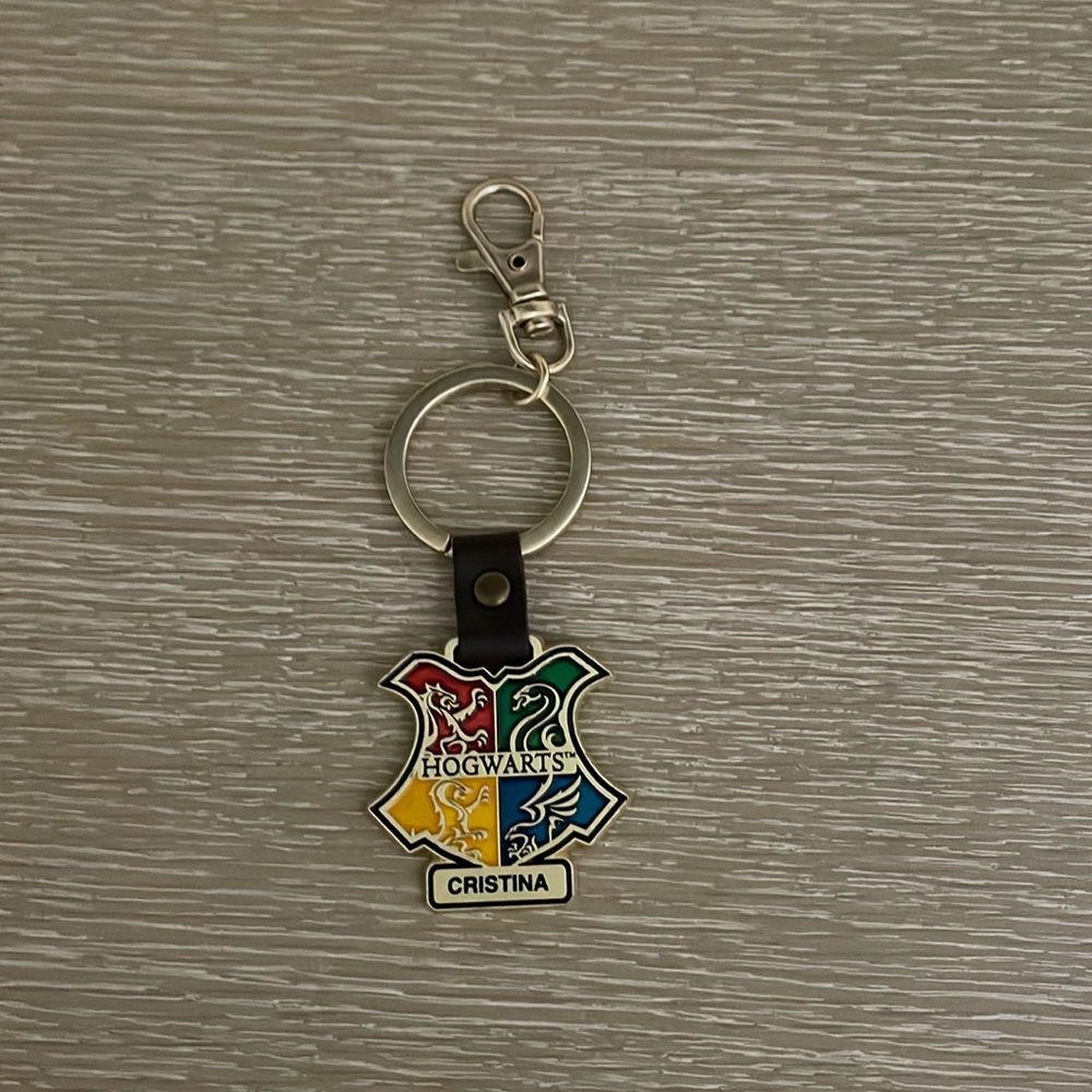 Warner Bros Harry Potter Hogwarts keychain for “Cristina”